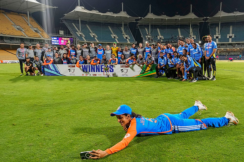 | Photo: PTI/R Senthilkumar : IND-W vs SA-W 3rd T20I 